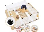 Jopassy Gabbia Per Piccoli Animali Recinto All'aperto Recinto Interno Fai Da Te Box Conigliera Playpen Cucciolo Run