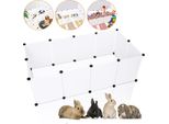 Jopassy Gabbia Per Piccoli Animali Recinto All'aperto Fai Da Te Criceto Cucciolo Correre Playpen Recinto Interno Coniglio Playpen