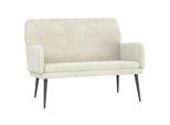 Panca Crema 108X79X79 Cm In Velluto