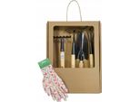 Set Di Attrezzi Da Giardino 4 Pezzi + Regalo