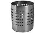 Portaposate, Diametro 12 Cm, Altezza 14 Cm In Acciaio Inox