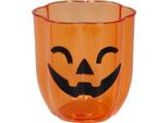 Tazza Zucca Di Halloween Decorazione Tazza Festa Trattare Spaventoso Sorriso Faccia Tavolo Novità Celebrazione Design Autunno Festa Bevanda Accessorio, Colore: Arancione