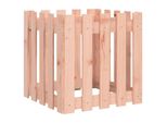 Vidaxl Fioriera A Picchetto Design 50X50X50 Cm In Legno Massiccio Di Abete Douglas