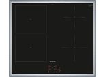 Siemens Iq500, Piano Cottura A Induzione, 60 Cm, Con Controllo A Forno, Nero, Con Cornice Sul Piano, EM645CSB6E