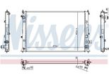 Nissens 606297 Radiatore Acqua Radiatore Motore Per Honda Civic X Hatchback (Fc, Fk) HR-V (Ru) Civic X Sedan (Fc)