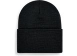 Beechfield B40R | Original Deep Cuffed Beanie In Maglia A Doppio Strato - Colore: Nero - Taglia: Unica