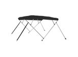 Vidaxl 4-Bow Bimini-Top Nero 243X180X137 Cm