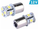 Vision P21W Ba15S 12V 8X 5050 Smd Led, Bianco, 2 Pz.