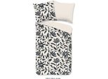Biancheria Da Letto Good Morning Renforcé 135 X 200 Cm + 1- 80 X 80 Cm Emilia Fiori Disegnati Bianco