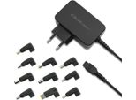 Qoltec Universal Power Adapter 65W, 10Plugins