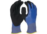Guanti Antitaglio Ultra Dry Cut D Taglia 8 Blu/Nero En 388, En 407 Dpi Categoria Ii
