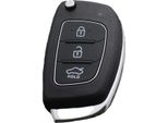 Inf Guscio Chiave Auto 3 Tasti Abs Nero Per Hyundai Kia - Ricambio Economico