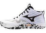 Mizuno Wave Momentum Elite Mid - Bianco/Nero/Oro, Dimensioni: 5,5