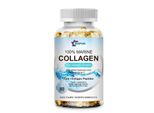Collagene Marino 1300Mg + Acido Ialuronico + Vitamina C, Integratore Alimentare, Salute Di Pelle, Capelli, Unghie, Sistema Immunitario