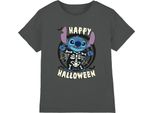 Lilo & Stitch - Maglietta Per Bambini, Halloween TV25433 (116) (Carbone)