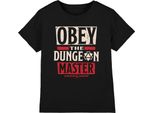 Dungeons & Dragons - Maglietta "Dungeon Master"" Per Bambini TV25729 (128) (Nero)"