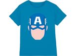 Capitan America - Maglietta Per Bambini TV25668 (104) (Turchese)