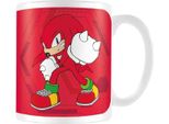 Tazza Da Caffè Sonic The Hedgehog, Knuckles PM12672 (Taglia Unica) (Rosso)