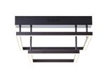 Brilliant Deckenleuchte "Ranut", Schwarz, 2, H: 19Cm, 1 Stk., Leuchten, LED Deckenlampe 2Flg Schwarz, Deckenleuchte