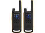 Motorola Talkabout T82 Extreme - Twin Pack - Portatile - Radio Ricetrasmittente - Pmr - 446 Mhz - 16 Canali - Nero, Giallo