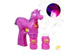Relaxdays Pistola Per Bolle Di Sapone Unicorno