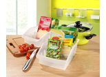 Organizer Ruco, Transparent, B:16Cm H:9Cm T:24Cm, Kunststoff, Aufbewahrungsboxen, Kunststoff, FüR Den KüChenschrank