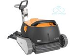 Robot Per Piscina Elettrico Fondo, Pareti E Linea D'acqua Con Carrello Dolphin E40I