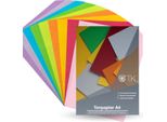 50 Fogli Di Carta Colorata 220 G/M² - Carta Per Fotocopie A4 Carta Per Stampanti Colorata - 50 Fogli - Per Il Crafting E Il Design - Carta Per Crafting Cartone (1)