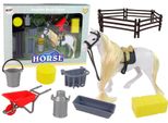 Cavallo Da Tiro + Accessori + Recinto