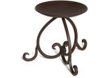 KerzenstäNder Ambiente Haus "Aus Pulverbeschichtetem Metall, HöHe Ca. 11 Cm", Schwarz, H:11Cm Ø:14Cm, Schmiedeeisen, Kerzenhalter, Stumpenkerzenhalter
