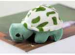 Tartaruga Di Peluche 10 Cm Blu Mascotte Ciondolo Portachiavi