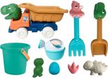 Set Di Giocattoli Di Sabbia Secchio Ribaltabile Stampi Dinosauri
