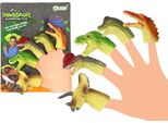 Pupazzi Sensoriali Da Dito In Gomma Con Motivo Di Dinosauro