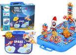 Set Di Blocchi Puzzle Fai Da Te Con Cacciavite Spaziale 228 Pezzi.
