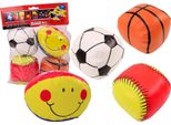 Palloni Sportivi Morbidi, Basket, Rugby, Calcio, Baseball, Set Di 4 Pezzi.