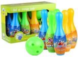 Set Bowling 6 Birilli + Palla Da Bowling Gioco Sportivo