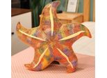 Maskotka Pluszowa Rozgwiazda ŻółTa Poduszka 20 Cm