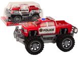 Auto Della Polizia Pickup Auto Della Polizia Fuoristrada Rossa