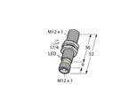 Turck 1634140 - BI3U-M12-AP6X-H1141, Sensore Induttivo Uprox