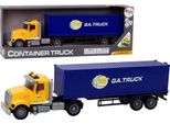 Camion Camion Rimorchio Container Luci Suoni Guida Giallo