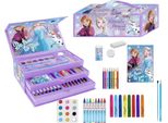 Set Da Disegno E Da Colorare Disney Frozen - Set Creativo Per Bambini Con Penne E Accessori