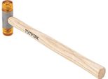 Martello In Plastica Testa Ø 27 Mm Lunghezza Testa 88 Mm Acetato Di Cellulosa Legno
