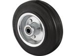 Ruota Di Scorta Ø 100 Mm Portata 75 Kg Gomma Piena Nera Assale Ø 12 Mm Lunghezza Mozzo 40 Mm