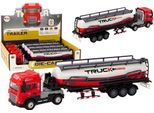 Camion Con Rimorchio Tir Cisterna 1:24 Camion Rosso Suoni