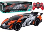 Auto Sportiva Telecomandata Rc 1:10 Arancione Velocità Fino A 25 Km/H