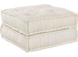 Vidaxl Divano Modulare 2 Pezzi Crema 140 X 70 X 36 Cm Tessuto