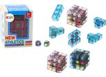 Blocchi Logici Puzzle Cubo Gioco Rosa Montessori