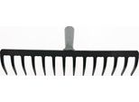 Rastrello Da Giardino Larghezza Di Lavoro 355 Mm Lunghezza Dei Denti 70 Mm 14 Denti Senza Manico