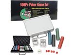 Set Da Poker Professionale Con Valigetta In Alluminio 500 El.