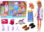 Anlily 4In1 Bambola Medico Parrucchiere Cuoco Animali Vestiti Accessori